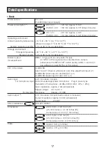 Предварительный просмотр 17 страницы i-PRO WV-S2136 Basic Information