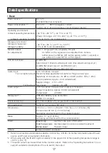 Preview for 17 page of i-PRO WV-S2536LTA Basic Information