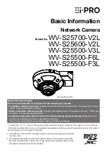 i-PRO WV-S25500-F3L Basic Information preview