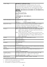 Preview for 27 page of i-PRO WV-S65301-Z1 Basic Information