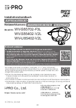 Предварительный просмотр 49 страницы i-PRO WV-S85702-F3L Installation Manual