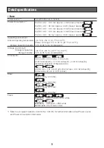 Предварительный просмотр 9 страницы i-PRO WV-U1130A Basic Information