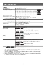 Предварительный просмотр 9 страницы i-PRO WV-U1532LA Basic Information