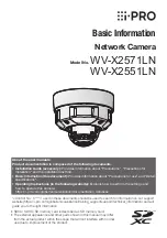 i-PRO WV-X2551LN Basic Information предпросмотр