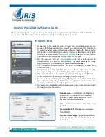 I.R.I.S. READIRIS PRO 12 Getting Started Manual preview