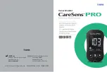 i-SENS CareSens PRO Owner'S Booklet preview