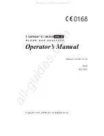 i-SENS i-Smart 300 VET Operator'S Manual предпросмотр