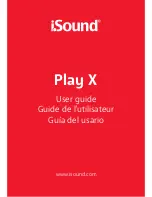 Preview for 1 page of I.SOUND Play X User Manual