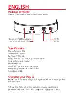 Preview for 3 page of I.SOUND Play X User Manual