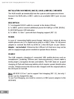 Preview for 6 page of i-tec C31HUBMETAL703 Manual