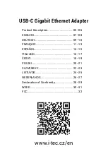 Preview for 4 page of i-tec C31METALGLAN User Manual