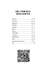 Preview for 3 page of i-tec C31METALHDMI60HZ User Manual