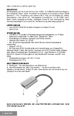 Preview for 6 page of i-tec C31METALHDMI60HZ User Manual