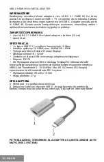 Preview for 16 page of i-tec C31METALHDMI60HZ User Manual