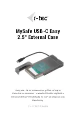 Предварительный просмотр 1 страницы i-tec C31MYSAFEU313 User Manual