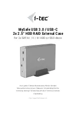 i-tec CAMYSAFEDUAL25 User Manual preview