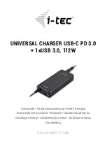 Preview for 1 page of i-tec CHARGER-C112W User Manual