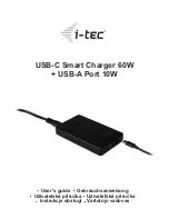 i-tec CHARGER-C60W User Manual preview