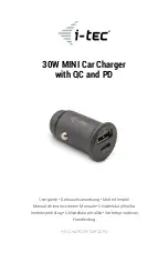 Предварительный просмотр 1 страницы i-tec CHARGER-CARQCPD User Manual