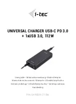 i-tec CHRGER-C112W User Manual preview