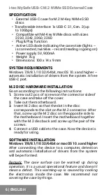 Preview for 6 page of i-tec MySafe C31MYSAFENVME User Manual