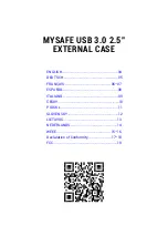 Preview for 3 page of i-tec MYSAFE USB 3.0 2.5"
EXTERNAL CASE User Manual