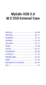 Preview for 5 page of i-tec MYSAFE USB 3.0 User Manual