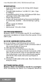 Preview for 6 page of i-tec MySafe USB-C M.2 SSD External Case User Manual