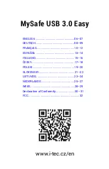 Preview for 4 page of i-tec MYSAFEU314 User Manual