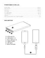 Preview for 5 page of i-tec PB12000 User Manual