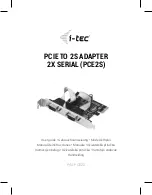 Preview for 1 page of i-tec PCE2S User Manual