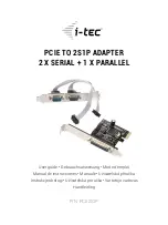 i-tec PCE2S1P User Manual предпросмотр