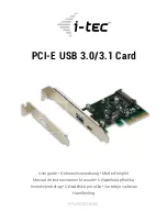 i-tec PCE2U31AC User Manual preview