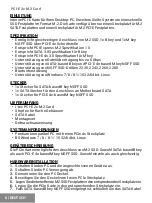 Preview for 6 page of i-tec PCI-E 2x M.2 User Manual