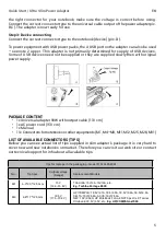 Предварительный просмотр 5 страницы i-tec SLPA90W User Manual