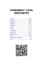 Preview for 3 page of i-tec TB3DUAL4KHDMI User Manual