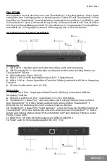 Preview for 7 page of i-tec TB3HDMIDOCKX User Manual