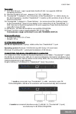 Preview for 5 page of i-tec TB3HDMIPLUSXIT Manual