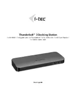 i-tec Thunderbolt 3 User Manual preview