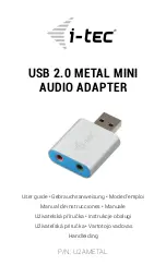 i-tec U2AMETAL User Manual preview