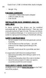 Preview for 8 page of i-tec U2AMETAL User Manual