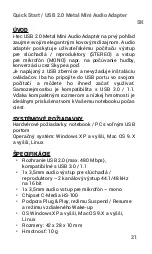 Preview for 21 page of i-tec U2AMETAL User Manual