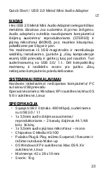 Preview for 23 page of i-tec U2AMETAL User Manual