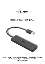 i-tec U2HUB404 User Manual preview