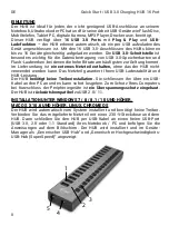 Preview for 8 page of i-tec U3CHARGEHUB16 User Manual