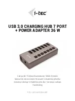 Предварительный просмотр 1 страницы i-tec U3CHARGEHUB7 User Manual