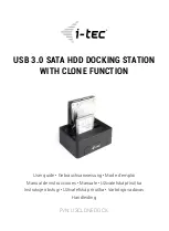 i-tec U3CLONEDOCK User Manual preview