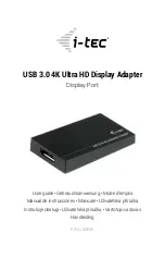 i-tec U3DP4K User Manual preview