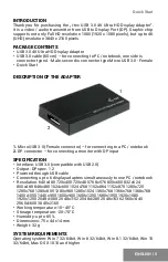 Preview for 5 page of i-tec U3DP4K User Manual