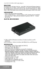 Preview for 8 page of i-tec U3DP4K User Manual